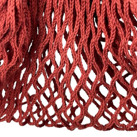 NEW Longchamp Le Pliage Filet Mesh Net Red Cross Body Shoulder Handbag Mini XS - Picture 8 of 12